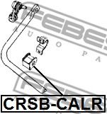 Опора, стабилизатор FEBEST CRSB-CALR - Фото 1
