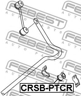 Опора, стабілізатор FEBEST CRSB-PTCR - Фото 1