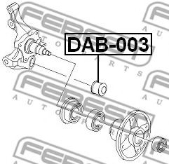 Втулка, амортизатор FEBEST DAB-003 - Фото 1
