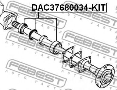 Ступичный подшипник FEBEST DAC37680034-KIT - Фото 1