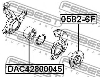 Підшипник маточини FEBEST DAC42800045 - Фото 1