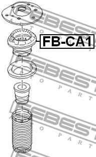 Подшипник качения, опора стойки амортизатора FEBEST FB-CA1 - Фото 1