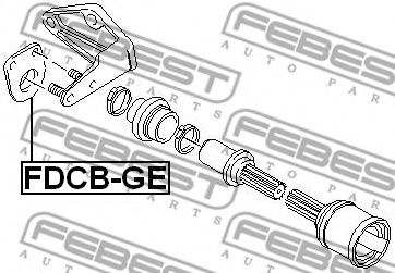 Подшипник приводного вала FEBEST FDCB-GE - Фото 1