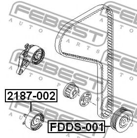 Шкив коленвала FEBEST FDDS-001 - Фото 1