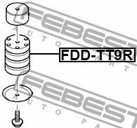 Ресора FEBEST FDD-TT9R - Фото 1