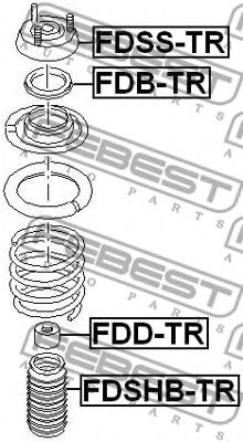 Опора амортизатора FEBEST FDSS-TR - Фото 1