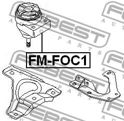 Подушка двигателя FEBEST FM-FOC1 - Фото 1