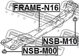Балка моста FEBEST FRAME-N16 - Фото 1