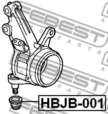Ремкомплект шаровых опор FEBEST HBJB-001 - Фото 1
