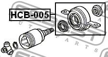 Подвесной подшипник карданного вала FEBEST HCB-005 - Фото 1