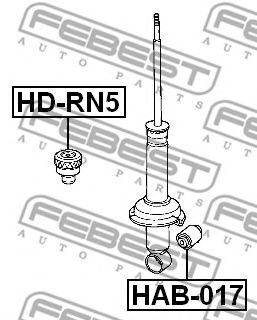 Амортизатор FEBEST HD-RN5 - Фото 1