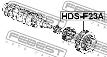 Шкив коленвала FEBEST HDS-F23A - Фото 1