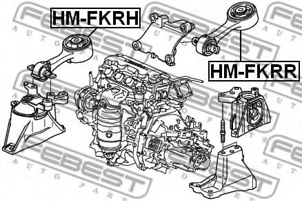Подушка двигателя FEBEST HM-FKRR - Фото 1