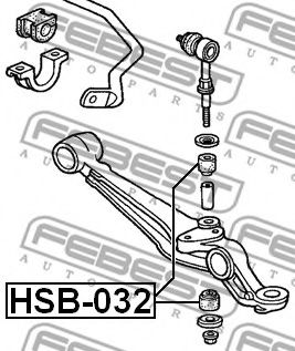 Опора, стабилизатор FEBEST HSB-032 - Фото 1