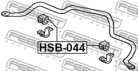 Опора, стабілізатор FEBEST HSB-044 - Фото 1