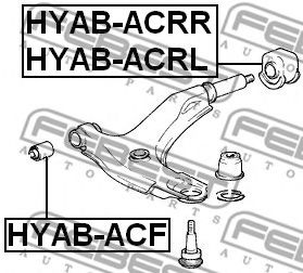 Сайлентблок важеля FEBEST HYAB-ACF - Фото 1