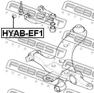 Сайлентблок важеля FEBEST HYAB-EF1 - Фото 1