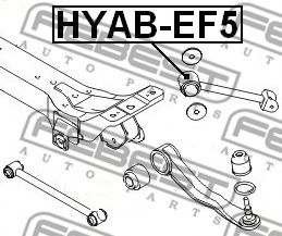 Сайлентблок рычага FEBEST HYAB-EF5 - Фото 1