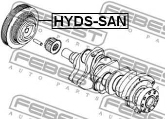 Шкив коленвала FEBEST HYDS-SAN - Фото 1