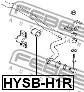 Опора, стабилизатор FEBEST HYSB-H1R - Фото 1