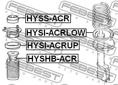 Опора амортизатора FEBEST HYSS-ACR - Фото 1