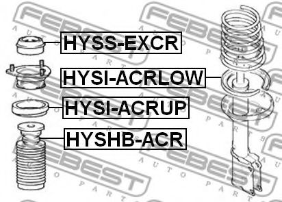 Опора амортизатора FEBEST HYSS-EXCR - Фото 1