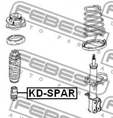Амортизатор FEBEST KD-SPAR - Фото 1