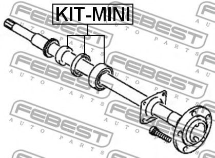 Подшипник приводного вала FEBEST KIT-MINI - Фото 1