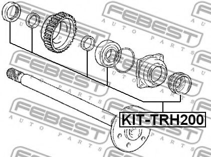 Подшипник приводного вала FEBEST KIT-TRH200 - Фото 1