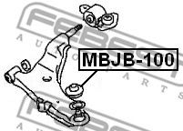 Ремкомплект шаровых опор FEBEST MBJB-100 - Фото 1