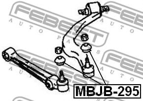 Ремкомплект шаровых опор FEBEST MBJB-295 - Фото 1