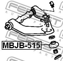 Ремкомплект шаровых опор FEBEST MBJB-515 - Фото 1