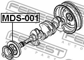 Шкив коленвала FEBEST MDS-001 - Фото 1