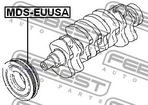 Шкив коленвала FEBEST MDS-EUUSA - Фото 1