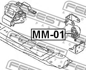 Подушка раздаточной коробки FEBEST MM-01 - Фото 1