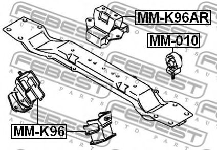 Подушка двигателя FEBEST MM-010 - Фото 1