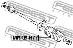 Пыльник рулевой рейки FEBEST MRKB-H77 - Фото 1