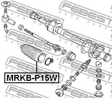 Пыльник рулевой рейки FEBEST MRKB-P15W - Фото 1