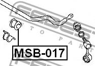 Опора, стабілізатор FEBEST MSB-017 - Фото 1