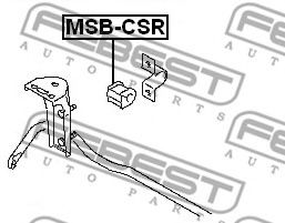 Опора, стабілізатор FEBEST MSB-CSR - Фото 1