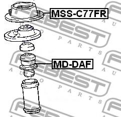 Опора амортизатора FEBEST MSS-C77FR - Фото 1
