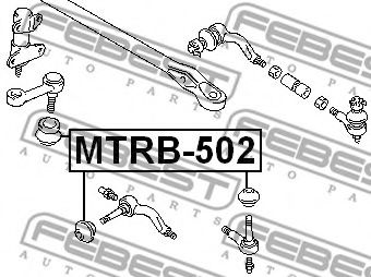 Ремкомплект, наконечник поперечной рулевой тяги FEBEST MTRB-502 - Фото 1