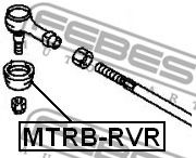 Ремкомплект, наконечник поперечной рулевой тяги FEBEST MTRB-RVR - Фото 1