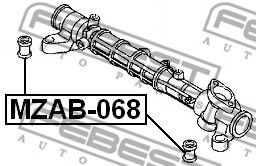 Сайлентблок рулевого механизма FEBEST MZAB-068 - Фото 1