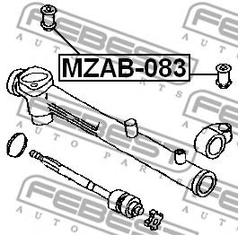 Сайлентблок рулевого механизма FEBEST MZAB-083 - Фото 1