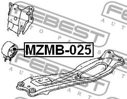 Подушка двигателя FEBEST MZMB-025 - Фото 1