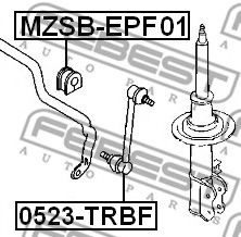 Опора, стабілізатор FEBEST MZSB-EPF01 - Фото 1