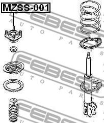 Опора амортизатора FEBEST MZSS-001 - Фото 1