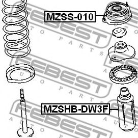 Опора амортизатора FEBEST MZSS-010 - Фото 1