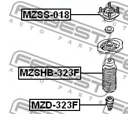 Опора амортизатора FEBEST MZSS-018 - Фото 1